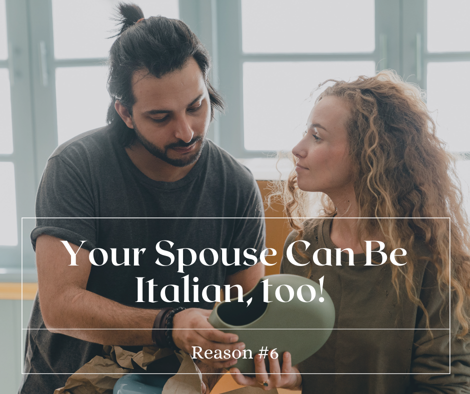 your spouse can be italian too